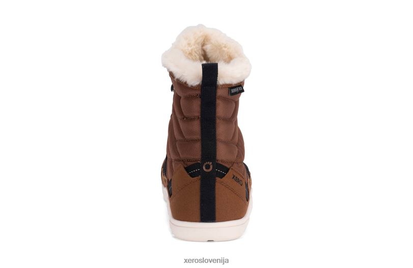 alpski - ženski čevlji za sneg XF88F223 gumijasto rjava / jajčna lupina Xero Shoes