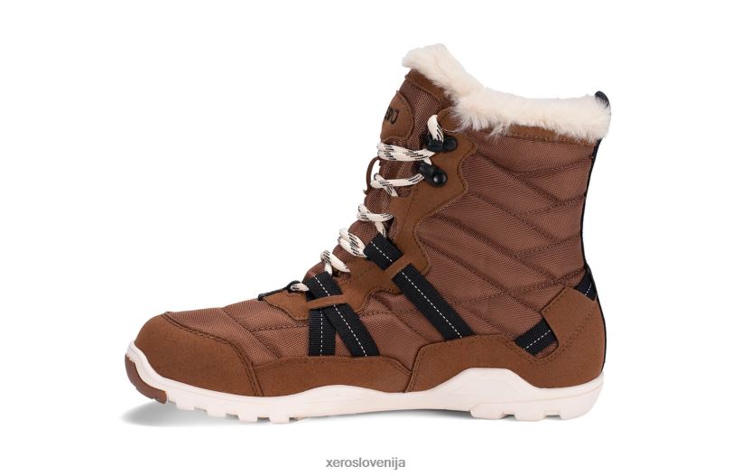 alpski - ženski čevlji za sneg XF88F223 gumijasto rjava / jajčna lupina Xero Shoes