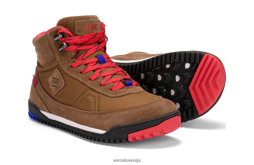 ridgeway - vodotesen pohodnik z retro navdihom XF88F196 kamelje rjava Xero Shoes