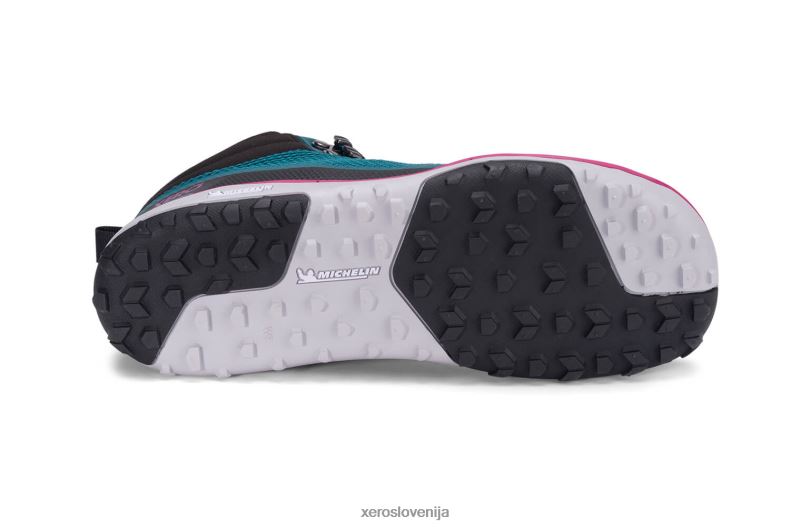 scrambler mid - ultra lahek pohodniški čevelj s podplatom michelin fiberlite XF88F201 globoko jezero / fuksija Xero Shoes