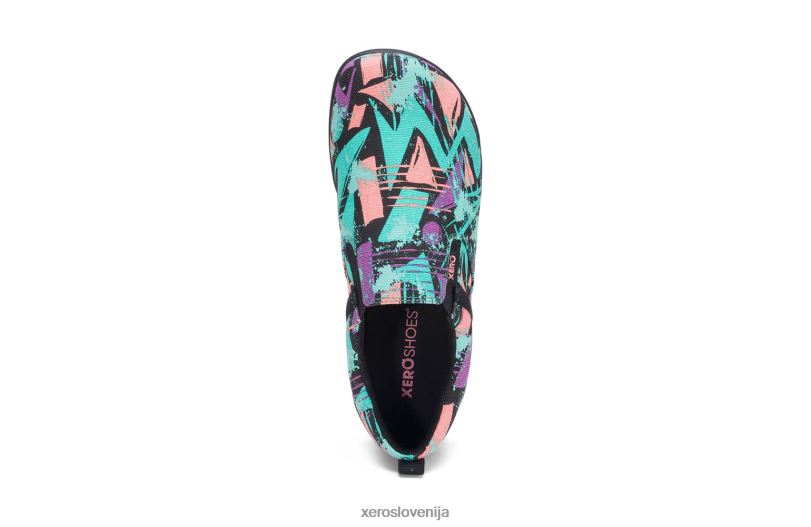 aptos - natikači iz konoplje, za prosti čas - ženske XF88F161 zeleni spektri Xero Shoes