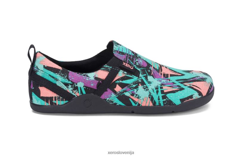 aptos - natikači iz konoplje, za prosti čas - ženske XF88F161 zeleni spektri Xero Shoes