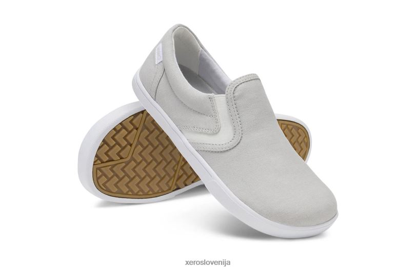 dillon canvas slip-on - ikonične, nizkoprofilne superge XF88F262 lunarni kamen Xero Shoes