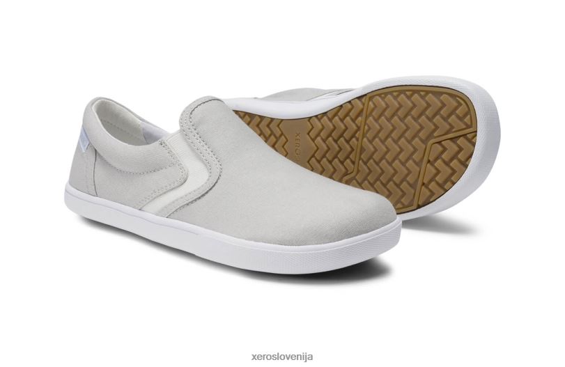 dillon canvas slip-on - ikonične, nizkoprofilne superge XF88F262 lunarni kamen Xero Shoes