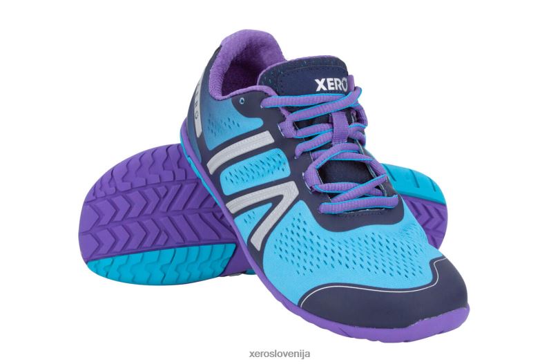 hfs - lahki cestni tekaški copati - ženske XF88F173 atolsko modra Xero Shoes