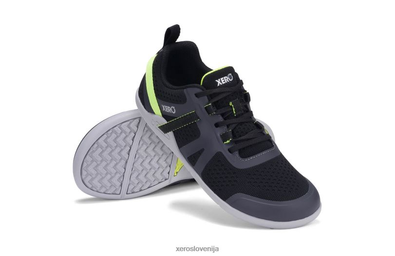 prio neo - najboljši čevelj za prosti čas XF88F116 asfalt / črna Xero Shoes