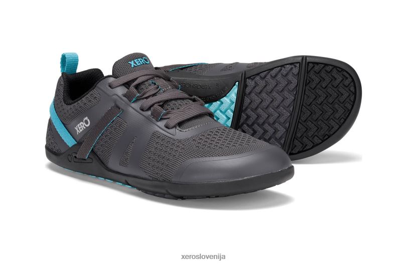 prio neo - najboljši čevelj za prosti čas XF88F117 asfalt / modri sijaj Xero Shoes