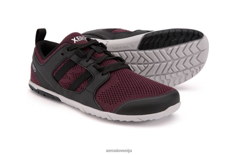 zelen - vaš okolju prijazen cestni tekač XF88F146 figa / črna Xero Shoes