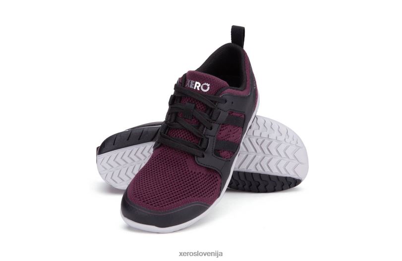 zelen - vaš okolju prijazen cestni tekač XF88F146 figa / črna Xero Shoes