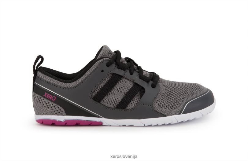 zelen - vaš okolju prijazen cestni tekač XF88F147 jekleno siva / fuksija Xero Shoes