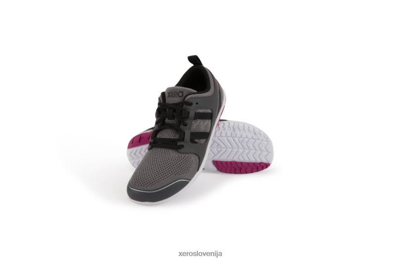 zelen - vaš okolju prijazen cestni tekač XF88F147 jekleno siva / fuksija Xero Shoes